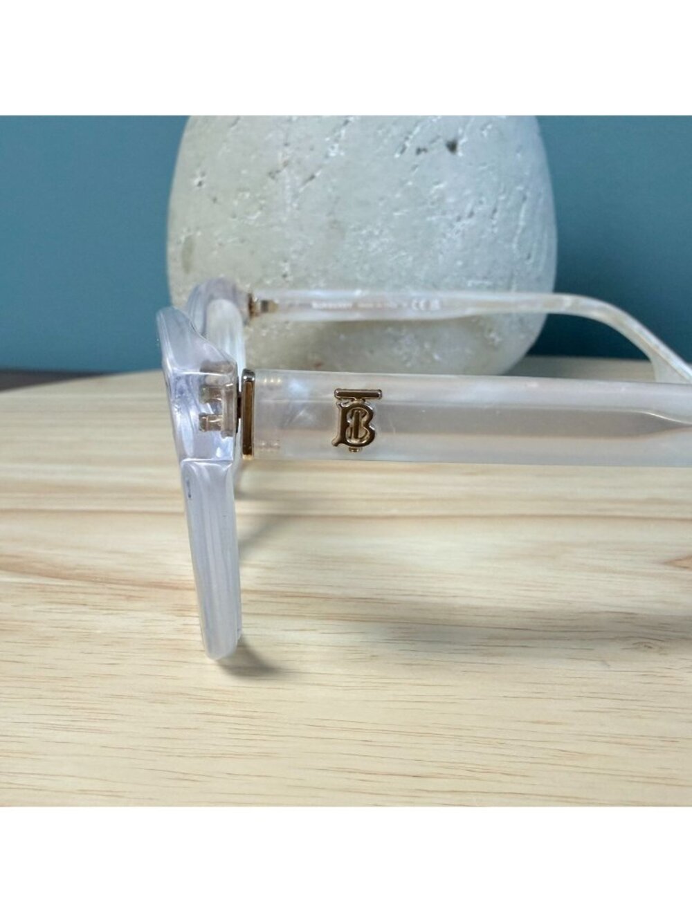 Burberry B 2323 3896 Transparent Eyeglasses Frames 54-17-140 Made In Italy - Picture 5 of 16